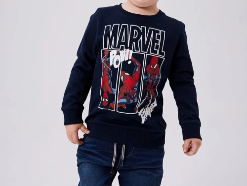 Name It dark sapphire Spiderman sweatshirt